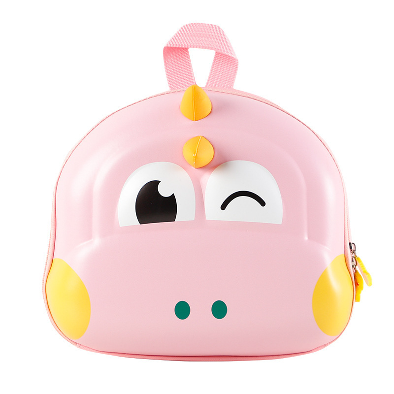 New children's hard-shell schoolbag cartoon kindergarten kids 3D dinosaur backpack, 2-5 years old boys' backpack 3 Application Scenario