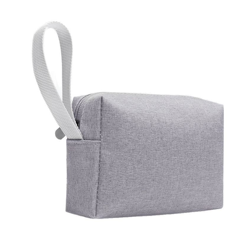 Cross-border in-stock hand-held toiletry bag 300D cationic waterproof cosmetic bag Oxford cloth storage notebook power bag Item Picture