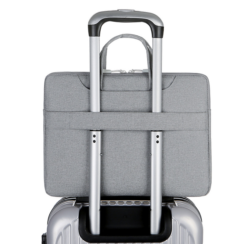 Wholesale 15.6-inch tablet and laptop bags, men's 14-inch hand-held inner bags, iPad bags, conference briefcases details Picture