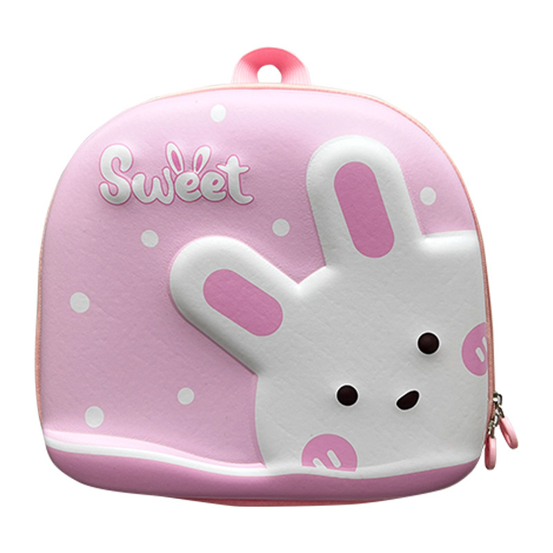 New cute little rabbit eggshell bag for girls, stylish and trendy outdoor clothes, snack bag, kindergarten small class schoolbag Item Picture
