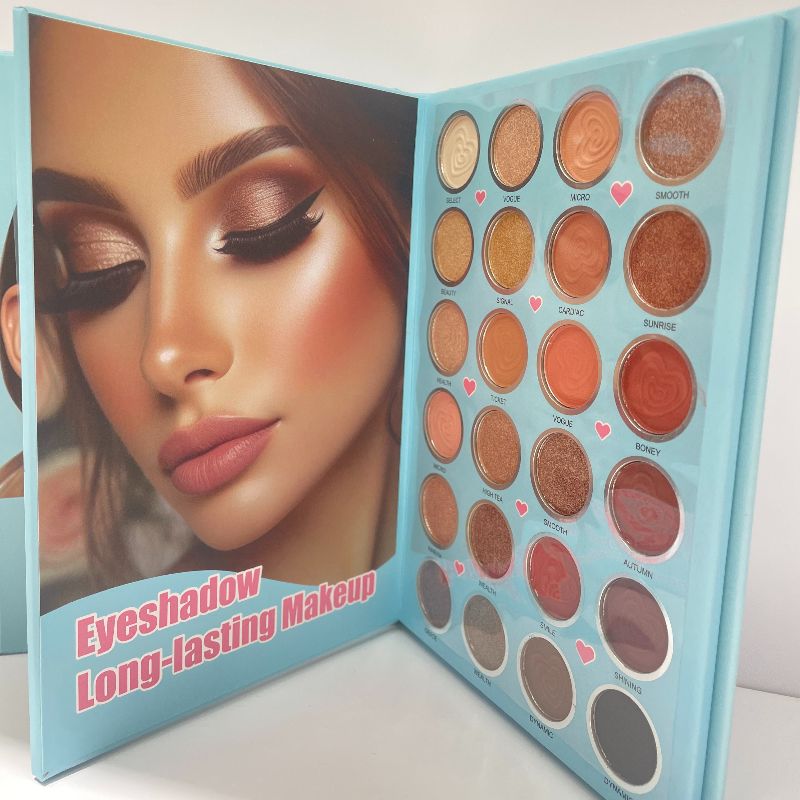 Eyeshadow Cardboard Eyeshadow Book Eyeshadow Book eye shadow Multiple colors Item Picture