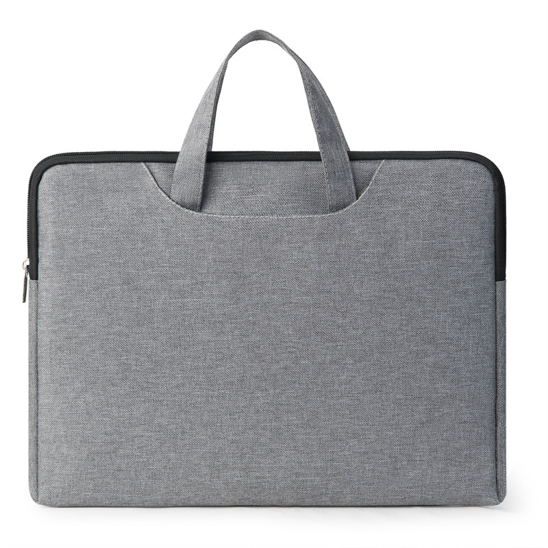 Factory wholesale of large-capacity wear-resistant Oxford cloth laptop bags, gift computers, office briefcases with logo printing details Picture