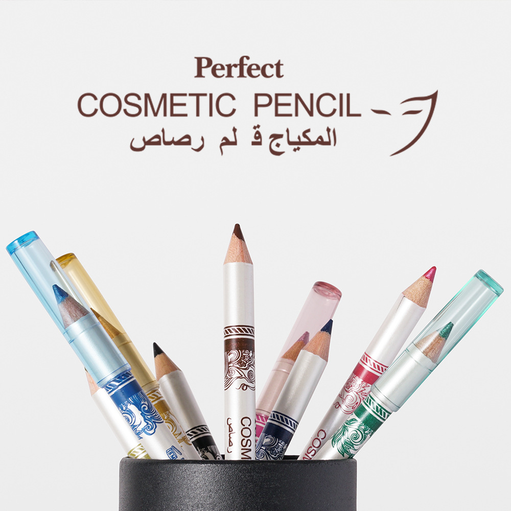 GIGI ROSE GP08 12-color eyeliner, eyeshadow and lip liner multi-functional makeup pen that is easy to apply and a cross-border bestseller Specification drawing