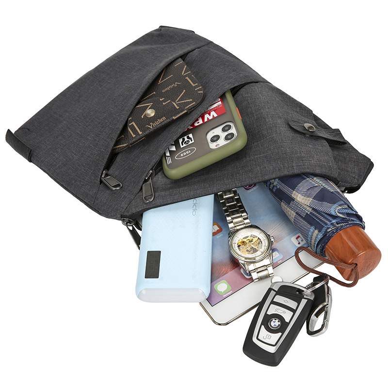 Tactical bag, foreign trade gun bag, outdoor casual men's chest bag, cycling anti-theft shoulder bag, water-resistant crossbody mobile phone bag Item Picture