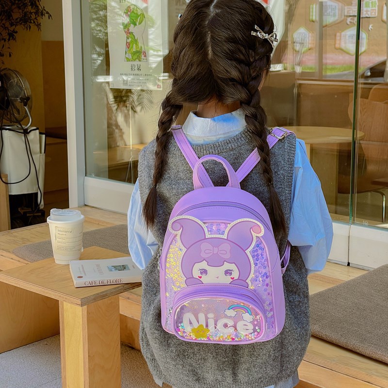 2024 Trendy, cute and lightweight children's backpacks, kindergarten schoolbags, and cartoon small class schoolbags for girls to reduce the burden details Picture