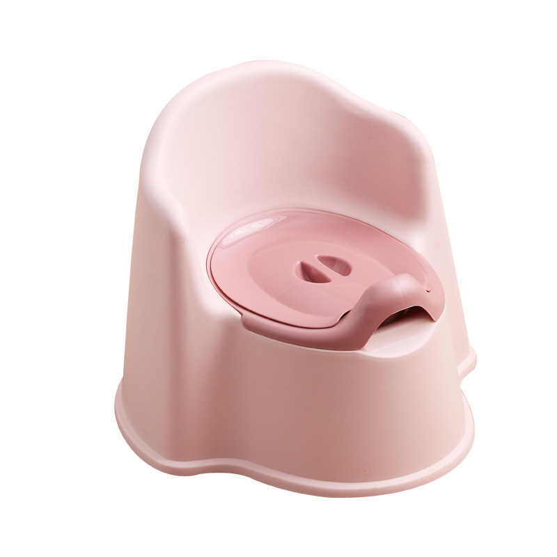Backrest children's toilet, kindergarten baby potty and urinal, household infant and toddler toilet, children's toilet Item Picture