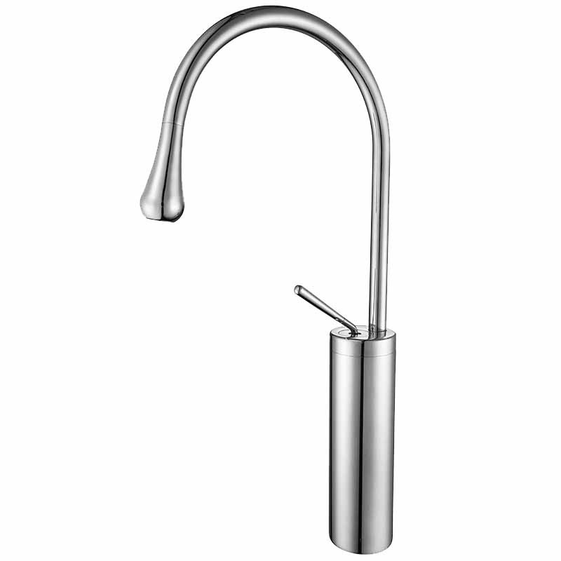 Cross-border foreign trade household hotel copper body, gold and black art basin, countertop basin faucet, countertop basin water drop faucet Item Picture