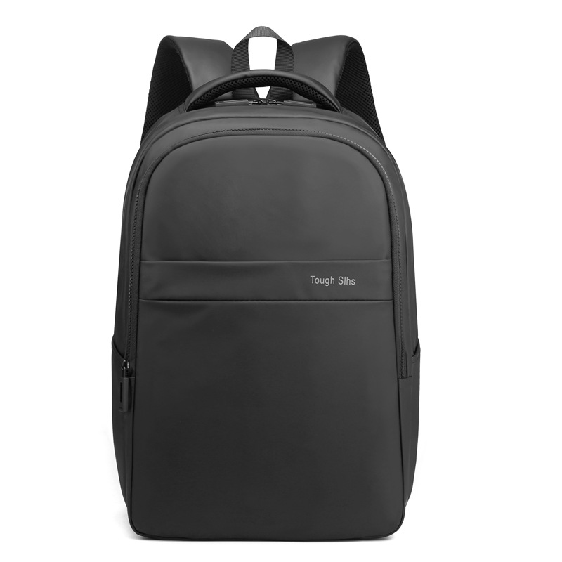 New men's large-capacity computer backpack, casual water-resistant vertical student schoolbag, outdoor travel backpack Item Picture