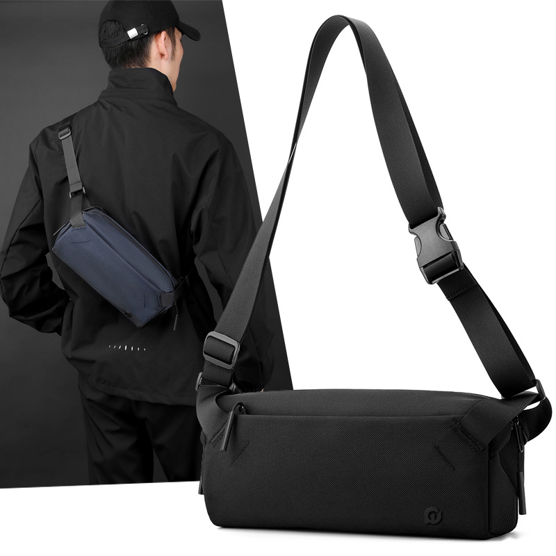 WEPOWER's new trendy and versatile chest bag, large-capacity casual and fashionable mobile phone crossbody bag, and men's cycling bag full figure