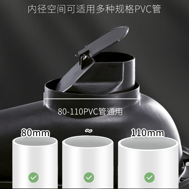 Simple temporary toilet, special plastic squat toilet for construction workers, disposable construction site, anti-odor and flushable Specification drawing
