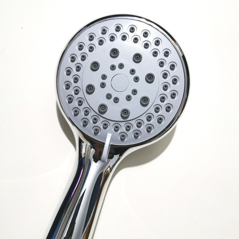 Xiamen Hans five-speed handheld pressurized showerhead set, Amazon shower head and hose three-piece set for cross-border Item Picture