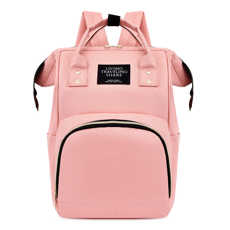 Cross-border red, White and blue Mommy Bag, large capacity, lightweight, portable, wear-resistant gift backpack, can be printed with LOGO Specification drawing