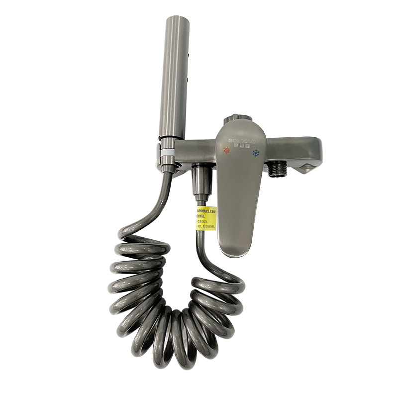Water efficiency standard, bathroom hot and cold water faucet, no ceiling spray, bathroom mixing valve, simple household bathroom shower head Item Picture