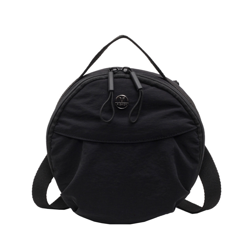 High appearance level, stylish and durable small round bag, new versatile and lightweight commuting single-shoulder bag, simple crossbody handbag wholesale Item Picture