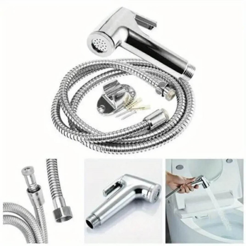 Household toilet spray gun, faucet, high-pressure pressure-increasing nozzle, bathroom toilet water gun, feminine wash, companion flushing device full figure