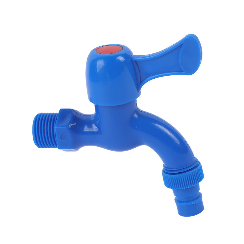Plastic PVC washing machine faucet, outdoor mop, sink nozzle, 4-point universal engineering single-cooling quick-opening manufacturer wholesale Item Picture