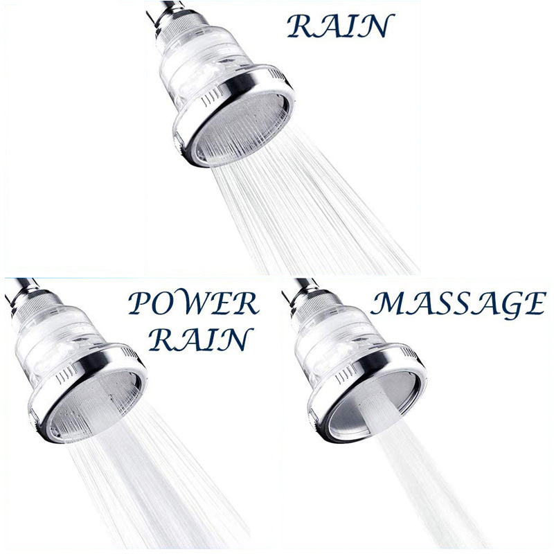 The American-style shower ceiling is equipped with a concealed 3-inch filter and a three-function pressurized small shower head for rain suppression Specification drawing