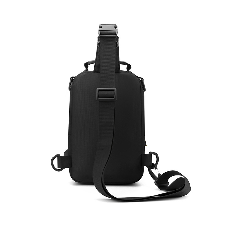 WEPOWER men's chest bag, casual crossbody bag, nylon fabric fashionable small backpack, chest single-shoulder bag, Korean version men's bag Application Scenario