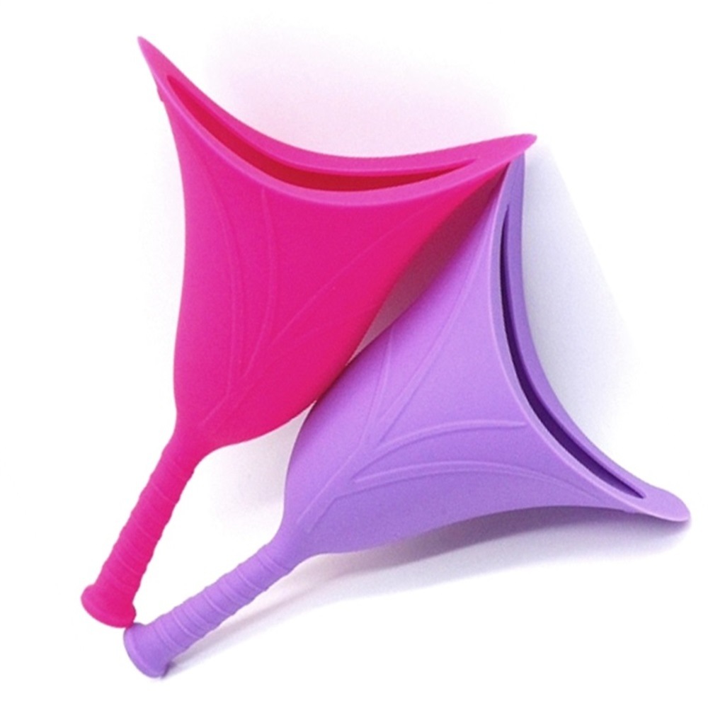 Emergency urinals for women going out, standing urinals for women, foldable silicone portable urinals for long-distance travel full figure