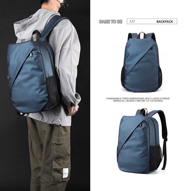 New cross-border business backpacks for men, casual travel backpacks for middle school students, multi-functional boarding bags for men full figure
