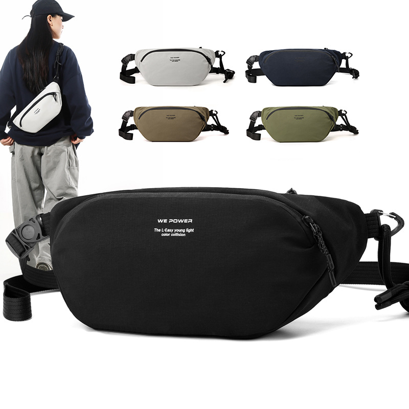 WEPOWER's new cross-border trendy crossbody bag is portable and easy to carry for commuting. It can be used to carry dumplings or travel full figure