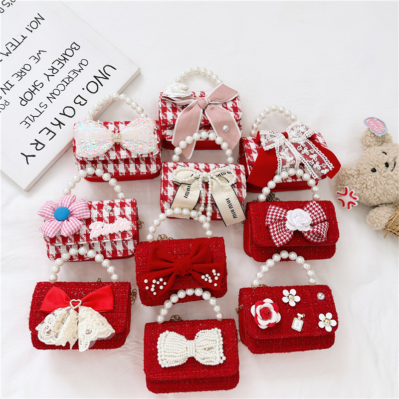 New Year red envelopes for children and babies, children's cartoon lucky money bags, fashionable and stylish girl princess handbags, crossbody bags full figure