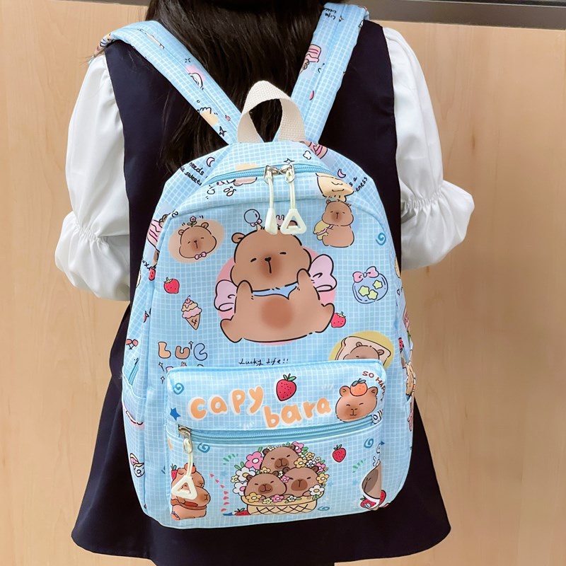 New children's backpacks are casual and versatile, outdoor travel backpacks, cute cartoon schoolbags for kindergarten kids, and cross-border travel bags Application Scenario