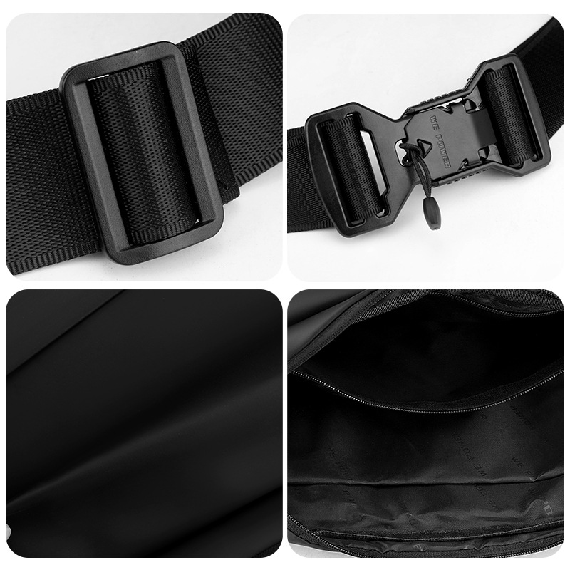 WEPOWER's new men's chest bag, casual single-shoulder crossbody bag, and casual multi-functional large-capacity magnetic buckle waist bag Application Scenario