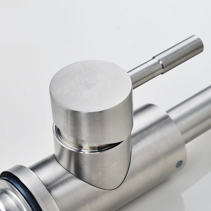 Kitchen faucet, household kitchen sink, hot and cold water faucet, 304 stainless steel kitchen water faucet Specification drawing
