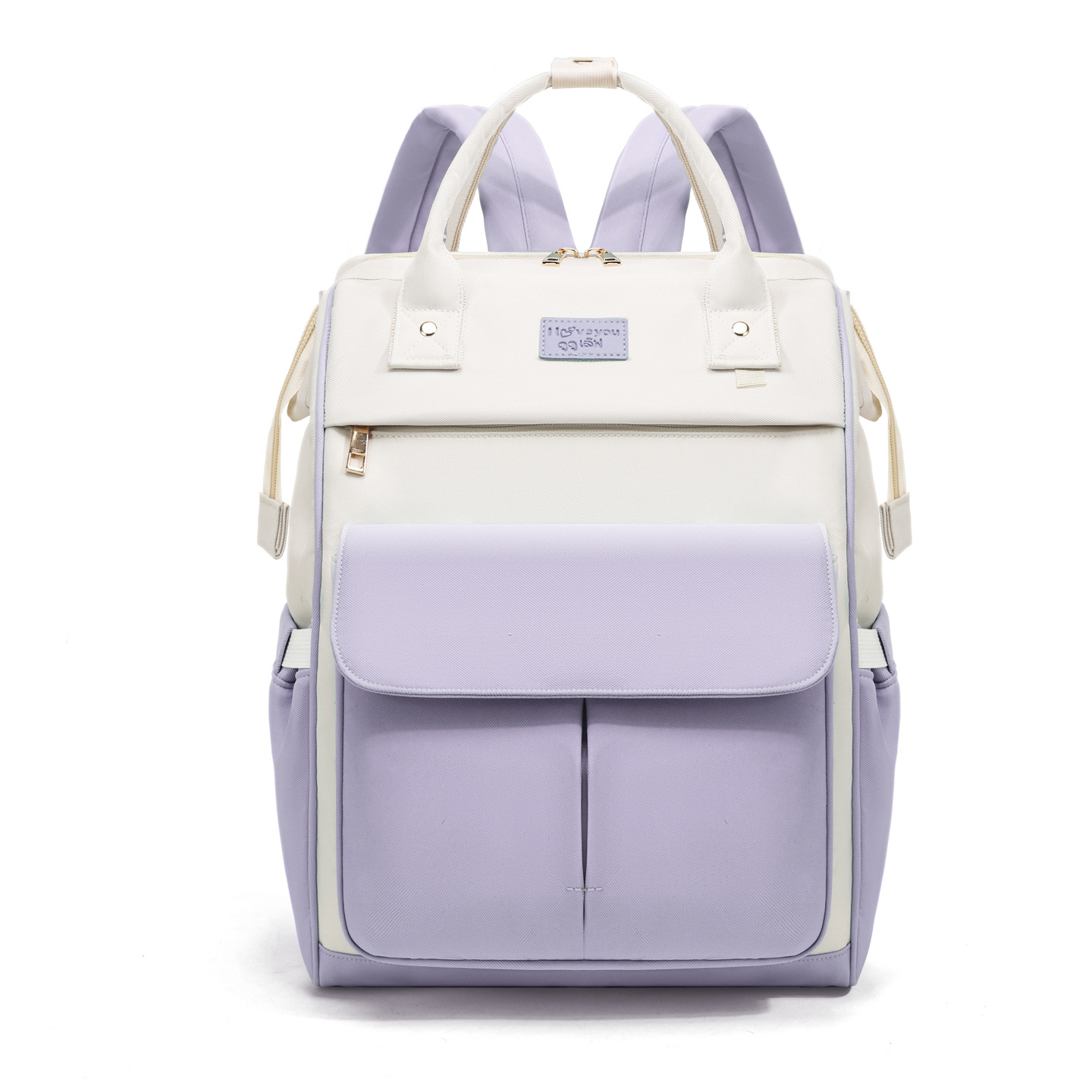 A new large-capacity portable and multi-functional mom backpack for mothers and babies to go out Specification drawing