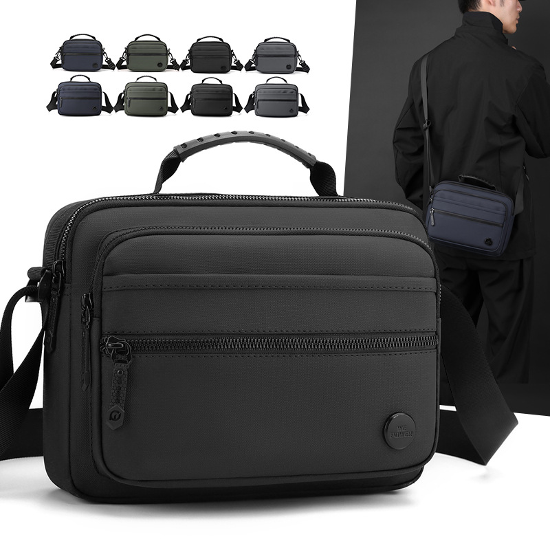 WEPOWER's new trendy crossbody bag for men's sports and commuting, a single-shoulder bag that can be used for cycling and commuting full figure
