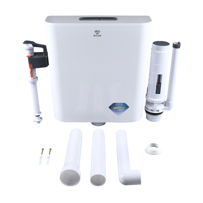 Toilet flushing tank, bathroom squat toilet, squat toilet water tank, thickened wall-mounted engineering household toilet water tank wholesale Item Picture