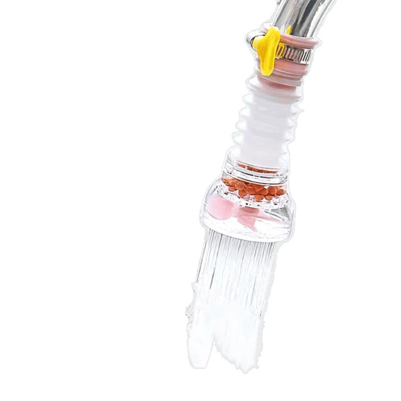 Kitchen universal faucet splash-proof shower head filter extender, rotatable telescopic tap water water-saving filter Item Picture