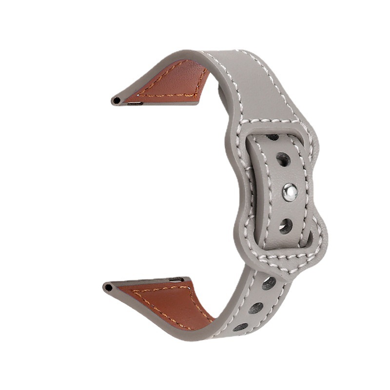 Compatible with apple iWatch 78-inch Small Waist leather strap 6SE543 thin strap cross-border model Item Picture