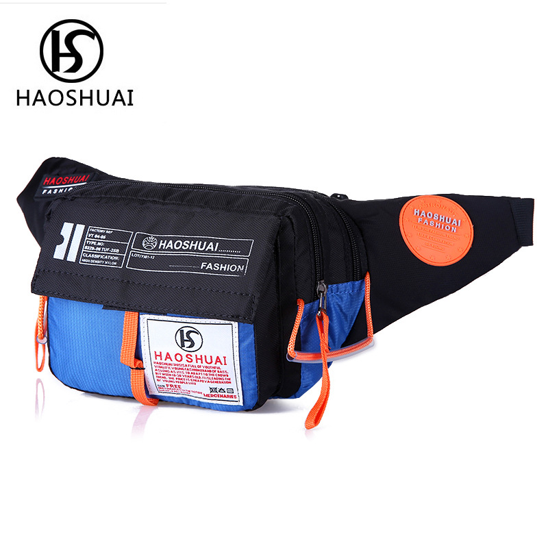 Factory direct sale: Trendy sports outdoor waist bag for both men and women, casual sports, fashionable and versatile waterproof waist bag Application Scenario