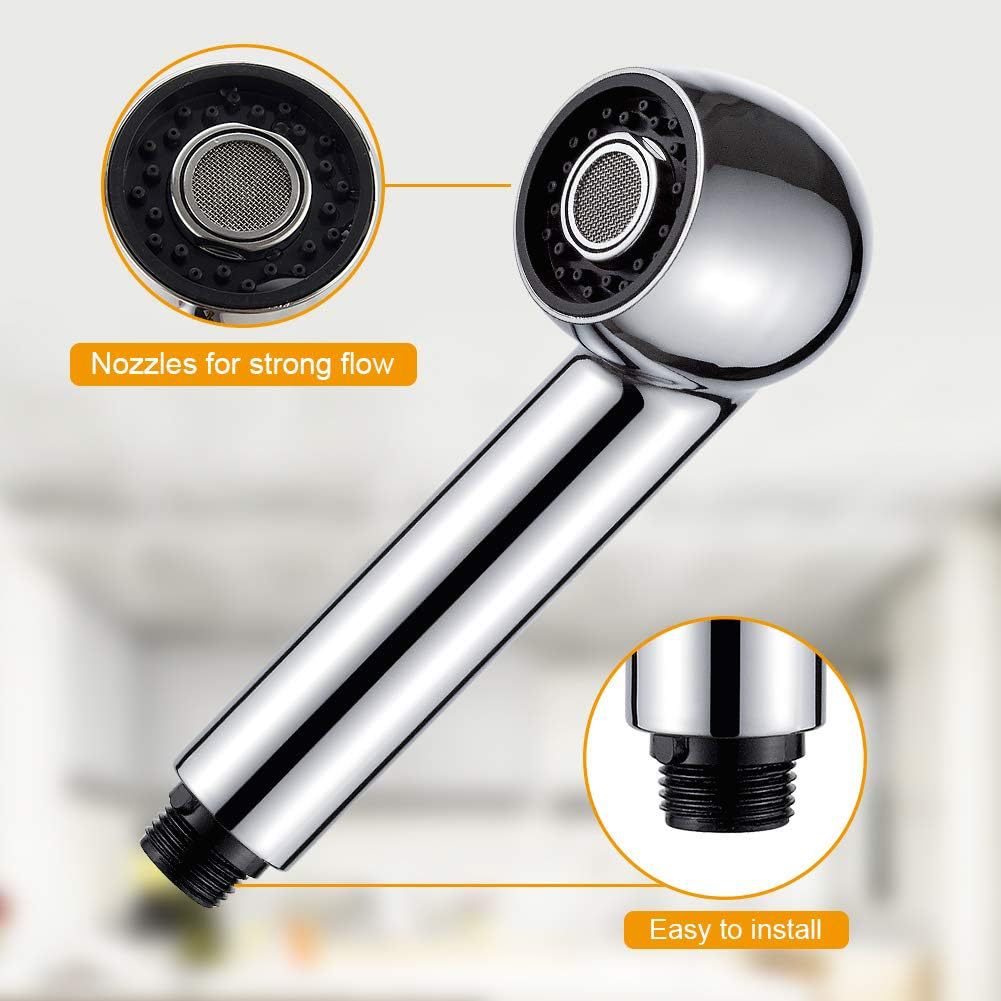 Cross-border pipe faucet shower head, kitchen sink, pull-out faucet, splash-proof shower head, factory wholesale pull-out head Specification drawing