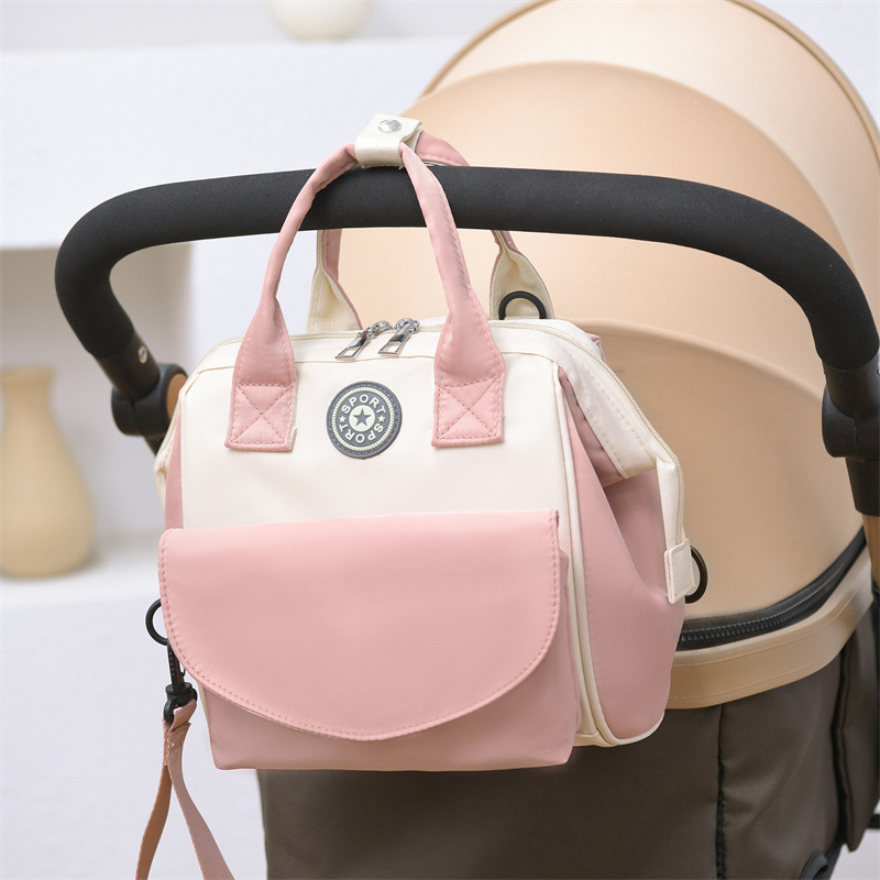 Detachable mommy bag, mother and baby bag, milk bag, hand-held baby walking bag, baby stroller, storage bag, hand-held small mom details Picture
