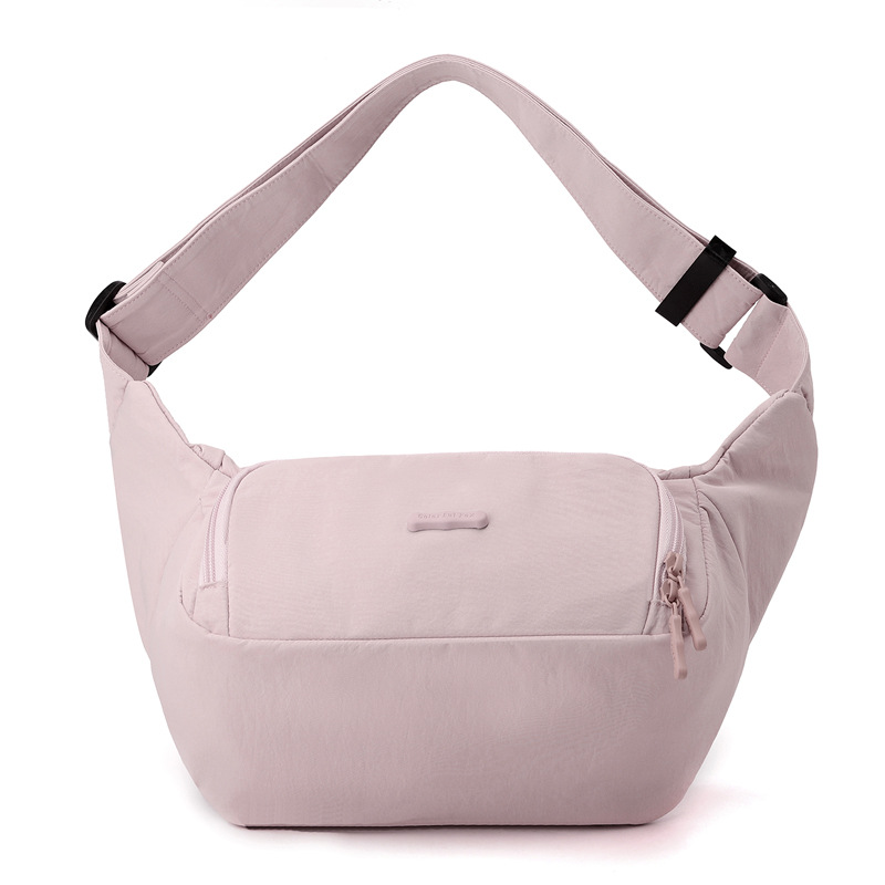 Colorful Fox's new women's crossbody single-shoulder bag in macaron color, simple and versatile for commuting, with a chest bag and waist bag Item Picture