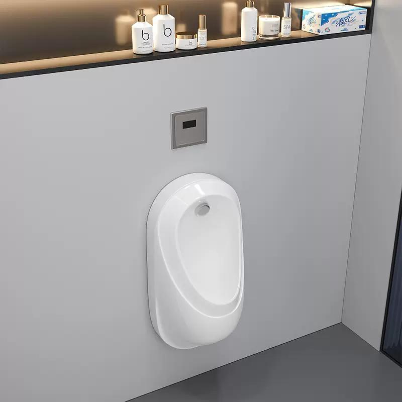 6wp [Anti-clogging and Anti-Odor] Ultra-thin automatic sensor urinal, wall-mounted household urinal for small apartments, men details Picture
