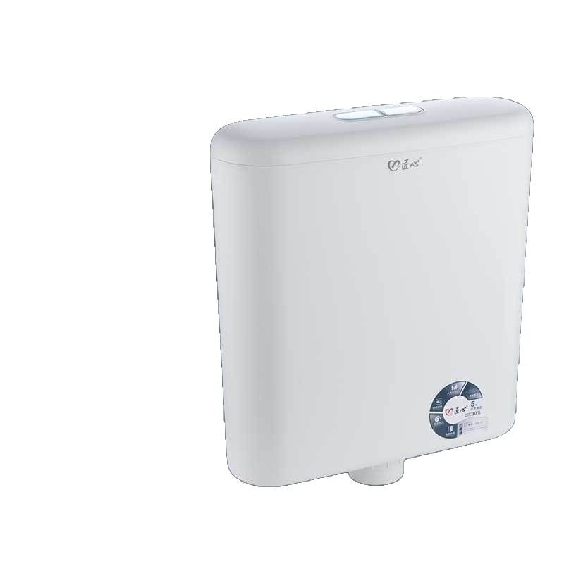Squat toilet, water tank toilet, strong flushing force, bathroom flushing water tank toilet, household wall-mounted squat toilet, plastic water tank Item Picture