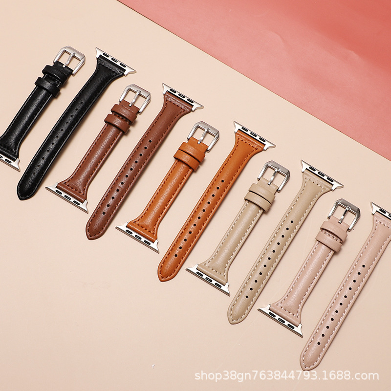 Suitable for apple Watch 7/6/se/5 Mini Waist genuine leather straps and new iWatch 4/3 straps Application Scenario