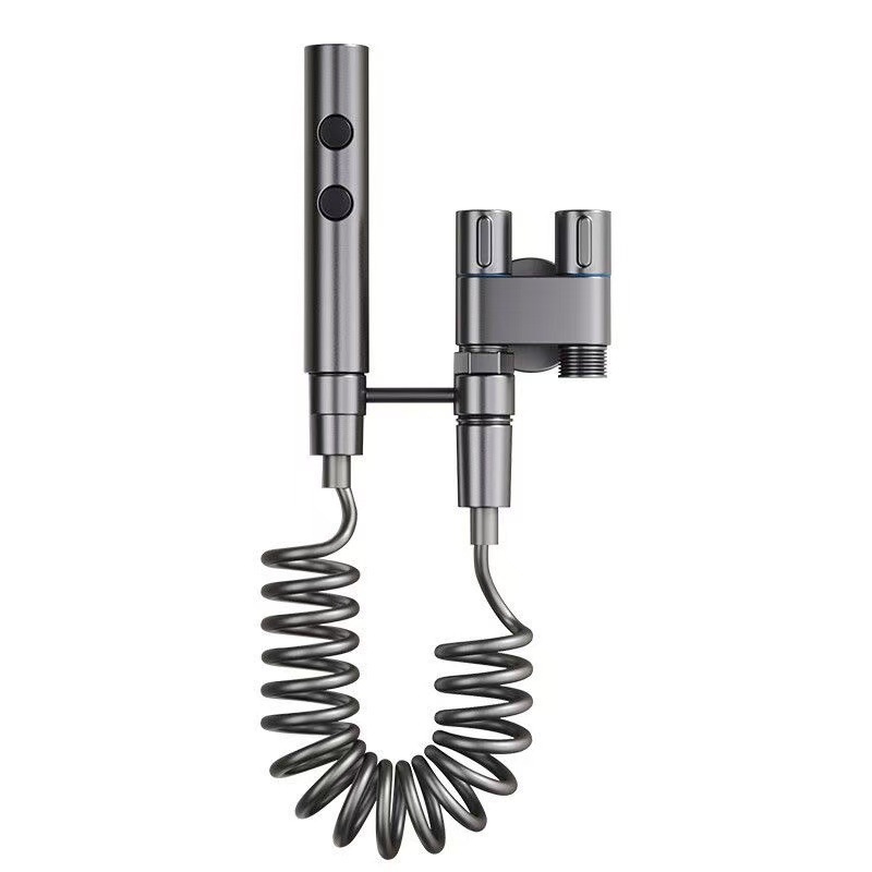 The toilet companion for export comes with a spray gun flushing valve, one inlet and two outlets, a faucet Angle valve, and a high-pressure booster water gun Item Picture