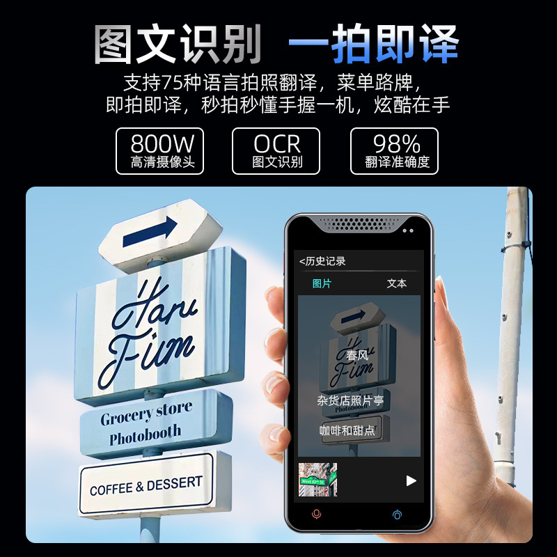 The 2025 new offline intelligent translation machine, simultaneous translator, enables real-time voice dialogue and multi-language translation into English Application Scenario