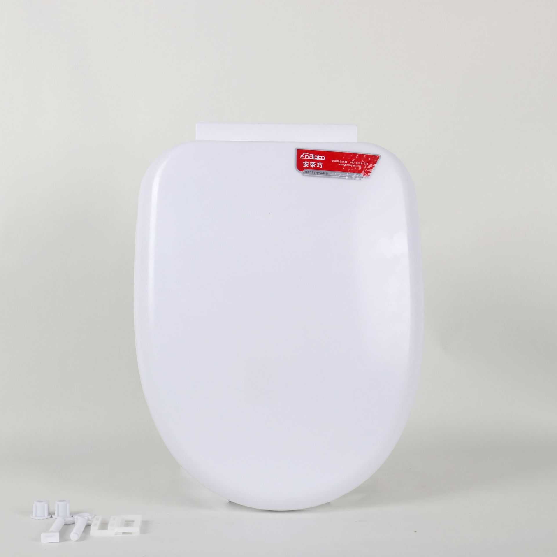 Jiujie thickened slow-lowering toilet seat cover, thickened silent slow-lowering toilet seat cover, U-shaped toilet seat cover, factory direct sales full figure