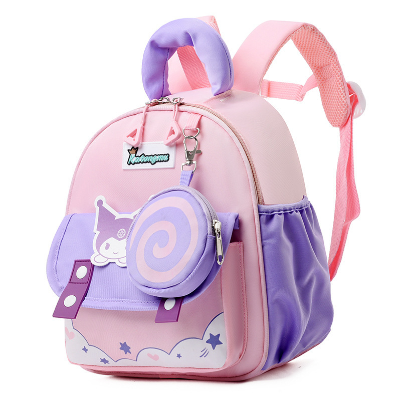 New children's backpacks for boys and girls, cartoonish and cute backpack for reducing burden and protecting the spine, Korean version of kindergarten schoolbags Item Picture
