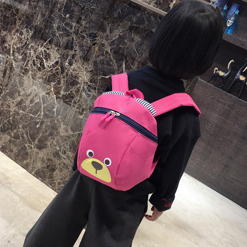 Anti-wandering children's kindergarten schoolbag for boys and girls aged 1-3, cute and trendy mini backpack for children on both shoulders details Picture
