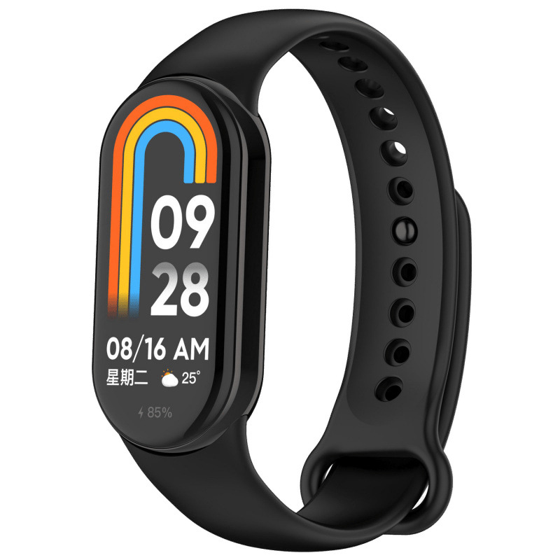 Compatible with Mi Band 8/9NFC metal interface band, Mi Band 9NFC Sports hole style wristband Item Picture