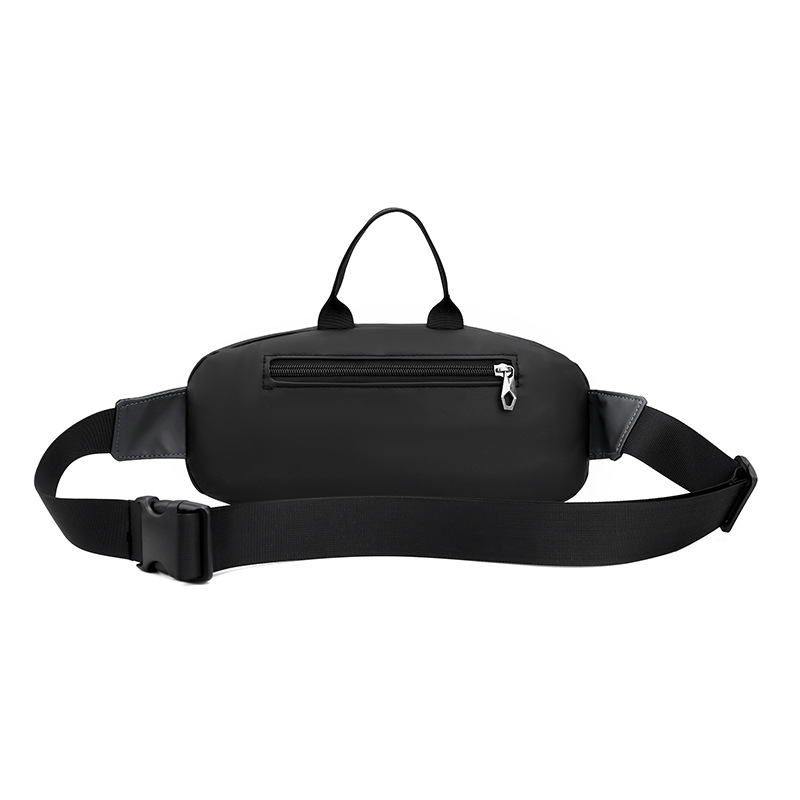 New trendy men's chest bag, running sports waist bag, outdoor water-resistant cycling bag, casual single-shoulder crossbody bag Application Scenario