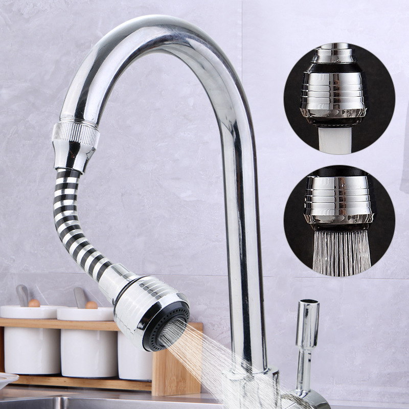 Cross-border in-stock pressurized soft foaming device, kitchen shower faucet, water-saving hose, shower head, anti-splash head full figure