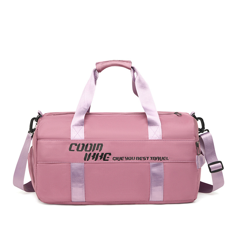 Wholesale fitness bags, dry and wet separation training backpacks, women's large-capacity swimming bags, carry-on luggage and travel bags Item Picture